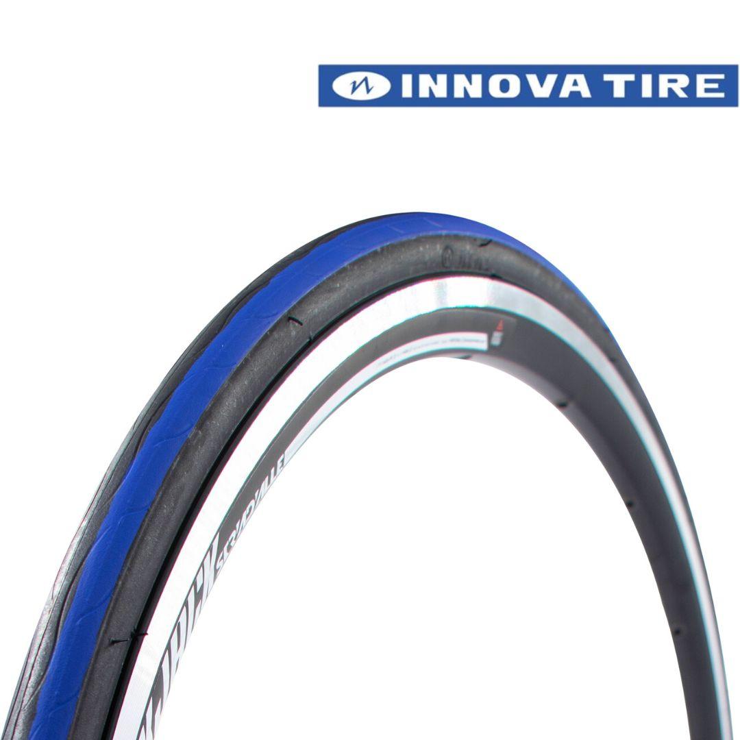 Llanta 700X25C Negra Azul 33 TPI Innova | Componentes,Innova Tire,No Professional | STL Bikes