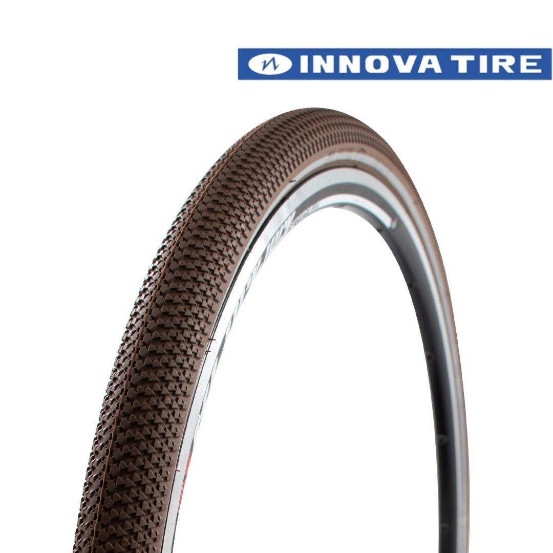 Llanta 700X38C Verde 22TPI Innova Reflectiva | Componentes,Innova Tire,No Professional | STL Bikes