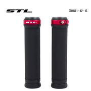 Grips MTB "HY" Anillo de seguridad STL Negro Rojo 130 MM PAR | Accesorios,Complementos | STL Bikes