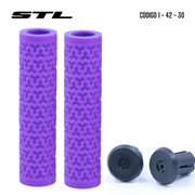 Grips MTB PRO Morado 128MM Par | Accesorios,Complementos | STL Bikes