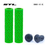 Grips MTB PRO Verde 128MM Par | Accesorios,Complementos | STL Bikes