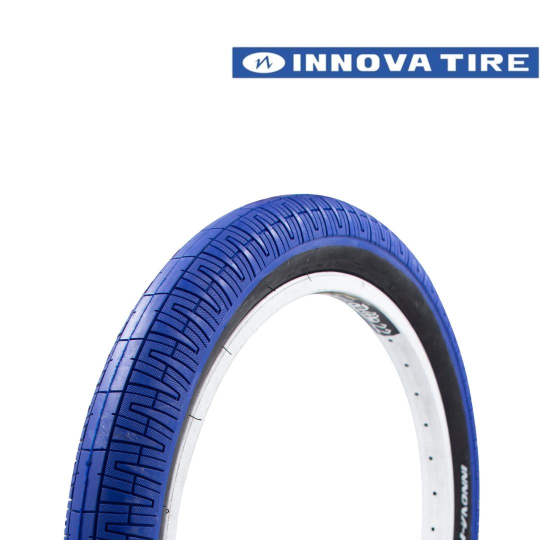 Llanta 20X2.4 60 TPI Negra / Azul Innova | Componentes,Innova Tire,No Professional | STL Bikes