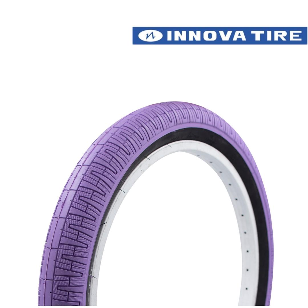 Llanta 20X2.4 60 TPI Negra / Morada Innova | Componentes,Innova Tire,No Professional | STL Bikes