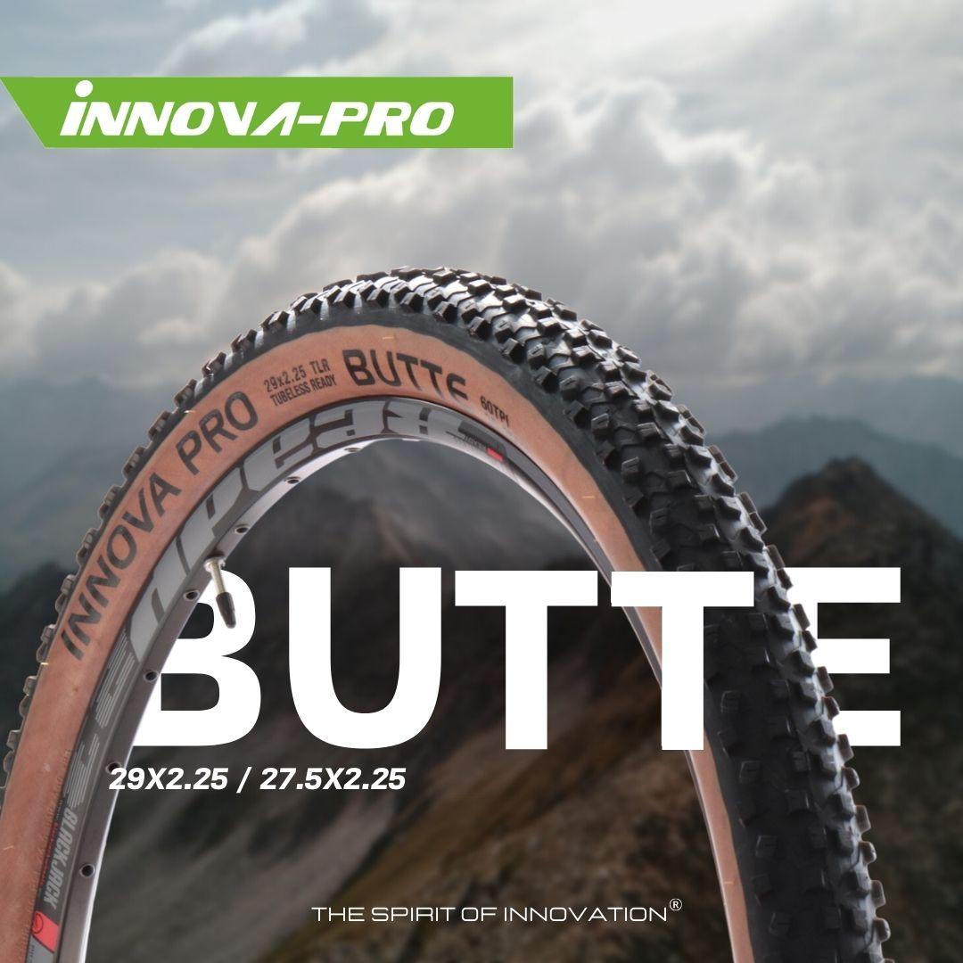 Llanta 27.5X2.25 Tubeless 60 TPI "Butte" Negro / Skin Innova Pro | Componentes,Innova Pro,No Professional | STL Bikes