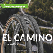 Llanta 27.5X47C Plegable 60 TPI "El Camino" Negro / Skin | Componentes,Innova Pro,No Professional | STL Bikes