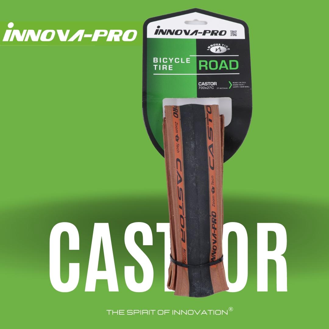 Llanta 700X25C Plegable 120 TPI "Castor" Negro Skin | Componentes,Innova Pro,No Professional | STL Bikes