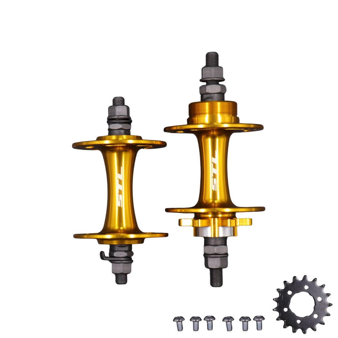 Manzanas STL en Aluminio CON Piñón FIJO