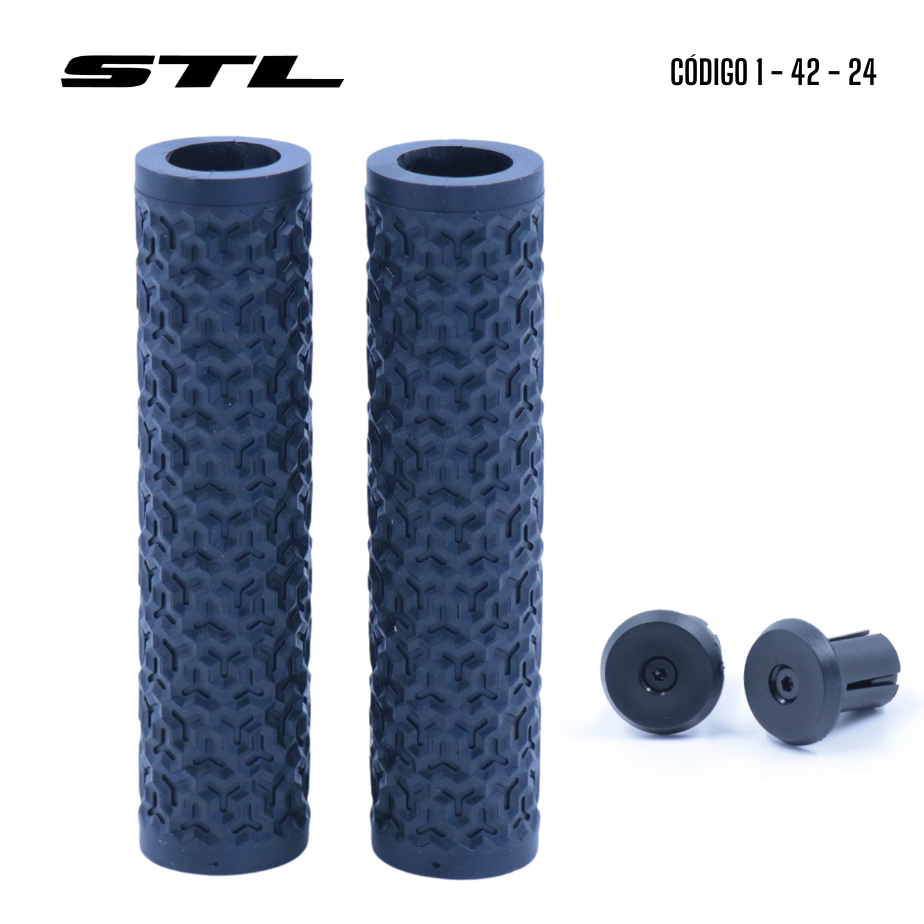 Grips MTB PRO-II Negro 128MM Par | Accesorios,Complementos | STL Bikes