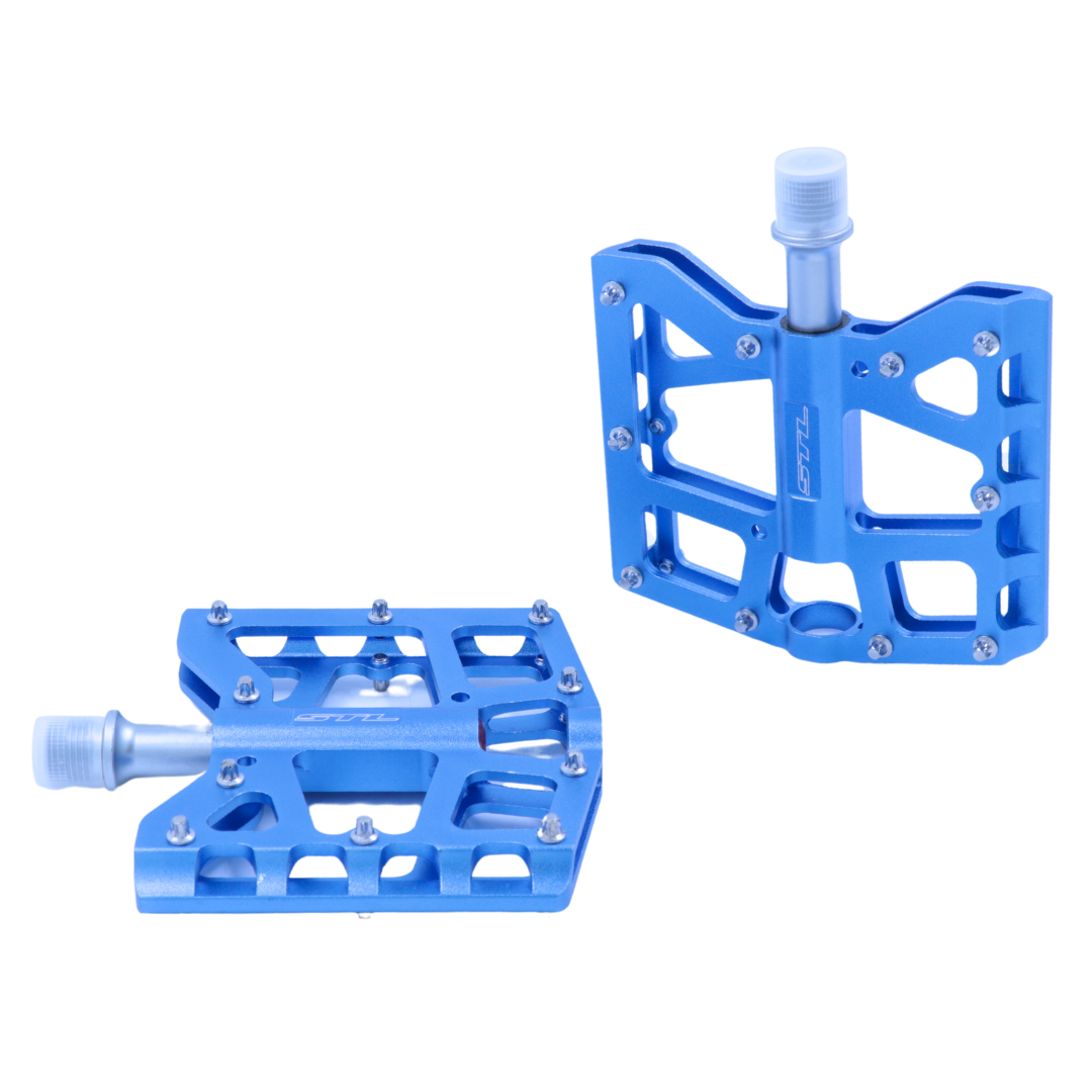 Pedal STL PROFESSIONAL MTB/BMX Rojo Aluminio "658" | Pedales PRO,Professional | STL Bikes