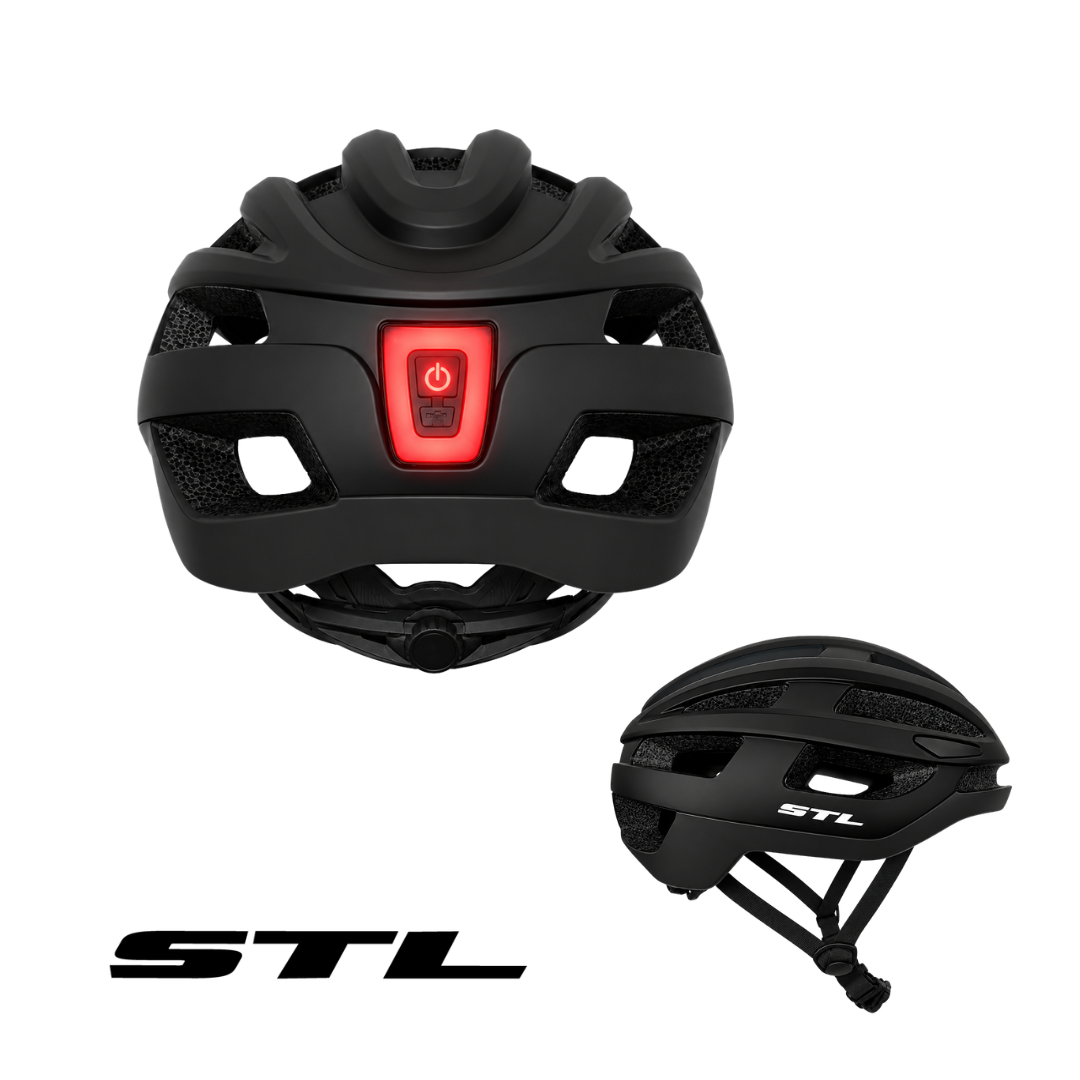 Casco STL Luz Trasera Recargable