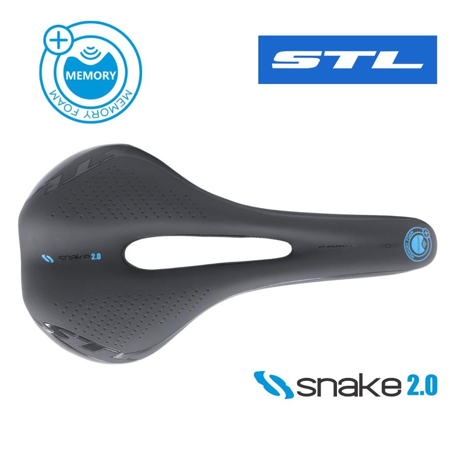 Sillin Stl Snake 2.0 Ergonomics Negro MEMORY FOAM | Componentes,No Professional,Out of stock,Sillines | STL Bikes