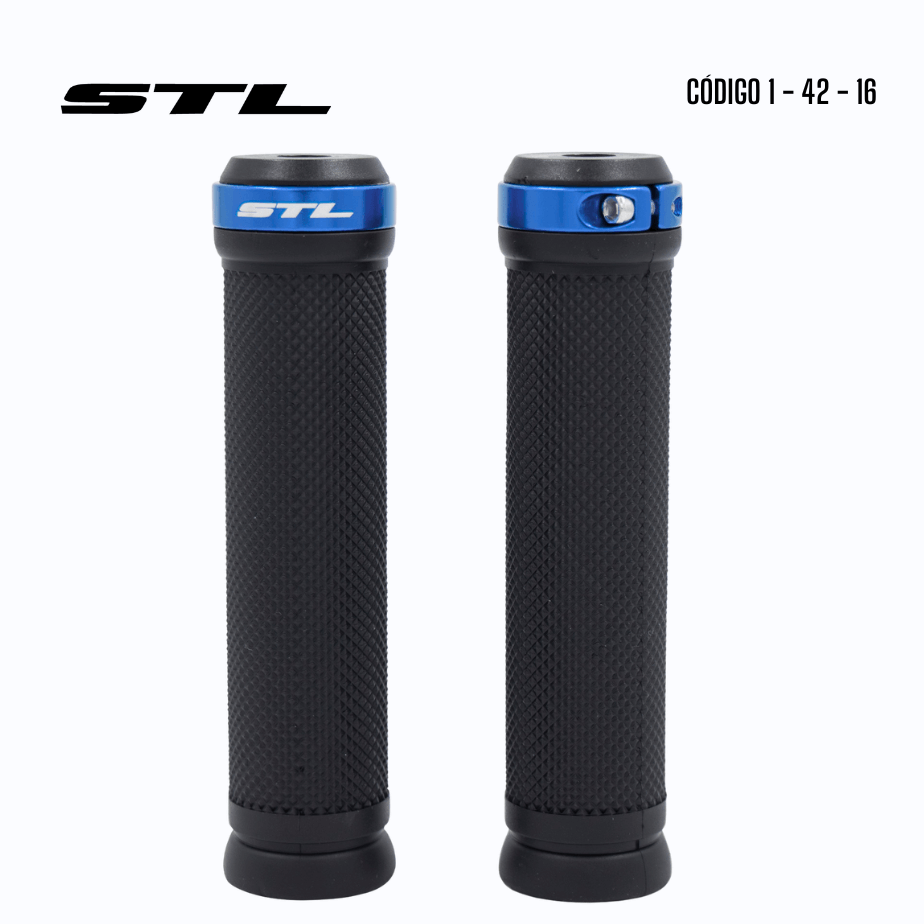 Grips MTB "HY" Anillo de seguridad STL 130mm PAR | | STL Bikes