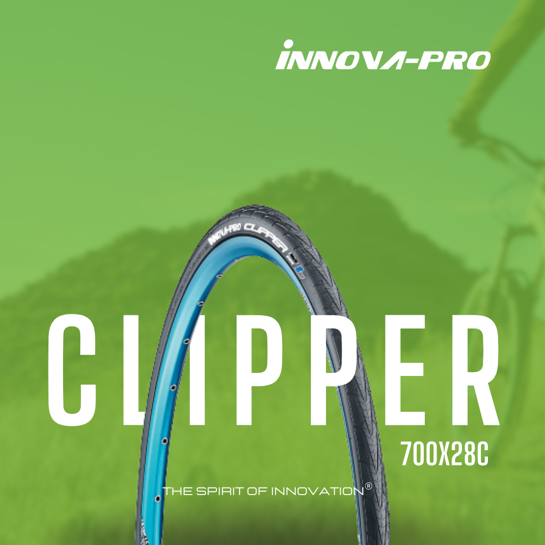 Llanta 700X28C Plegable Clipper Negro / Skin