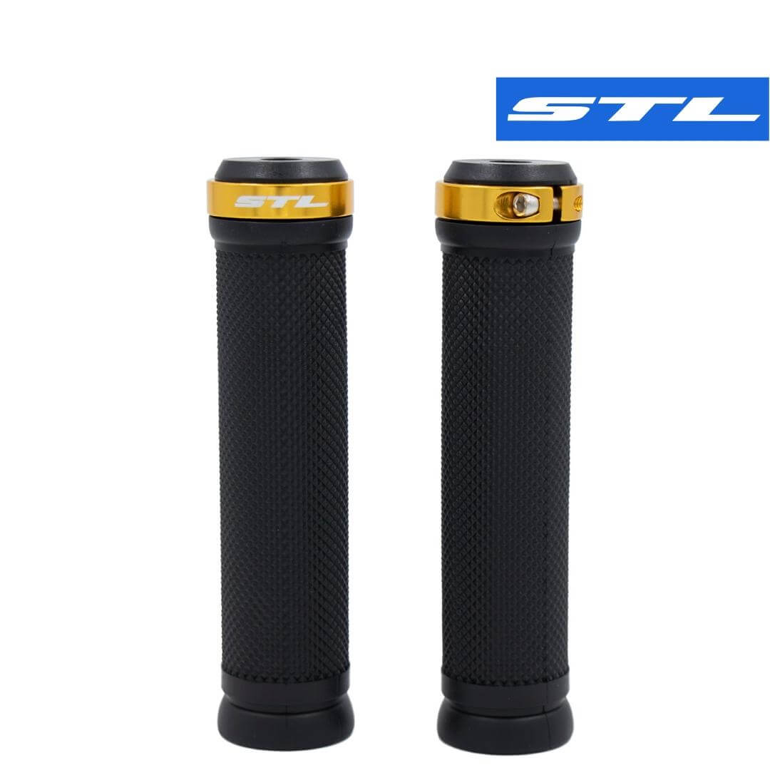 Grips MTB "HY" Anillo de seguridad STL 130mm PAR | | STL Bikes