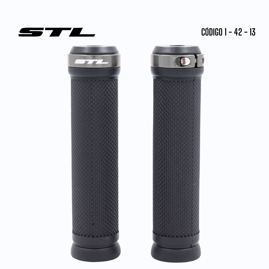 Grips MTB "HY" Anillo de seguridad STL 130mm PAR | | STL Bikes