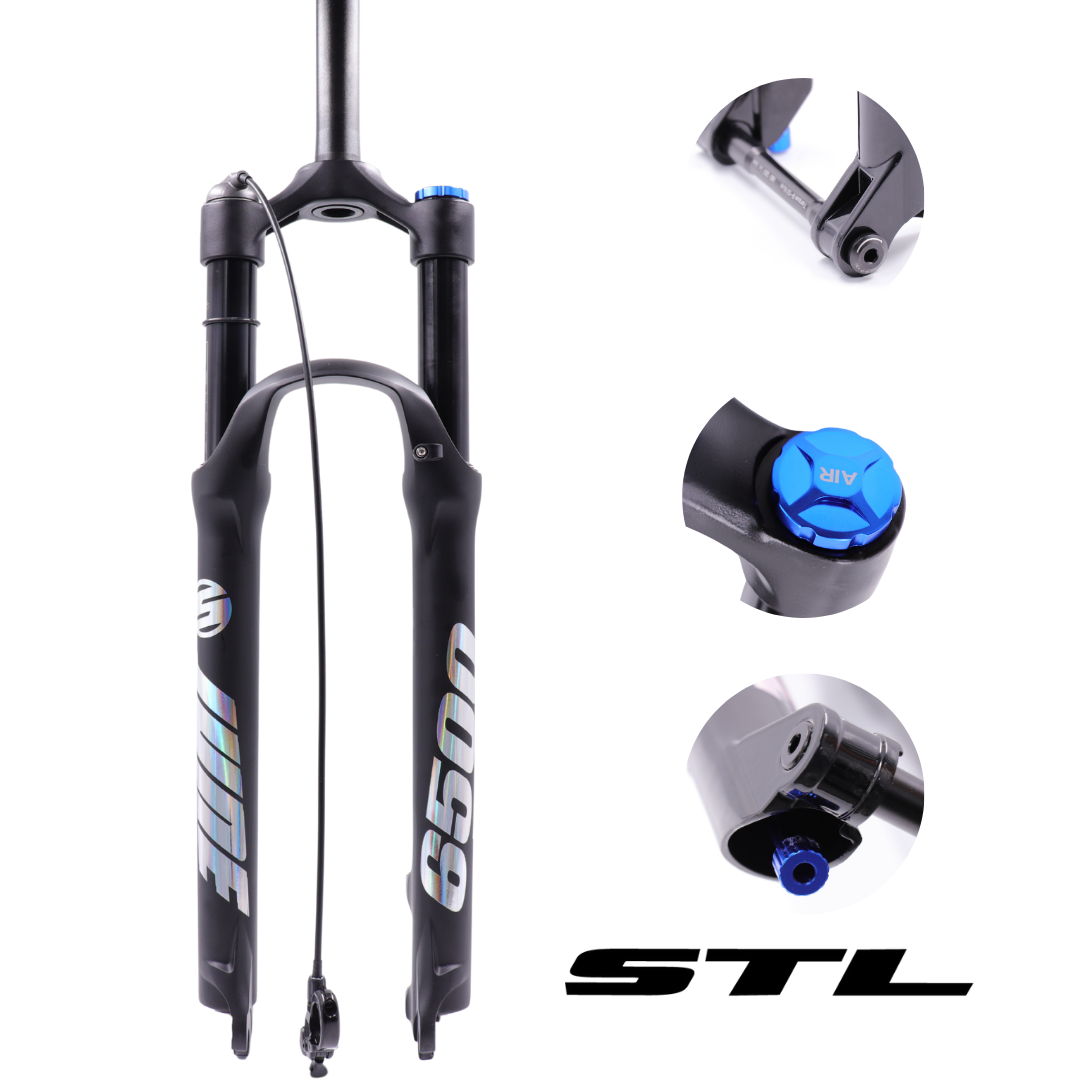 Suspensión De Aire STL JUNE 29" Negro Remoto Eje Pasante